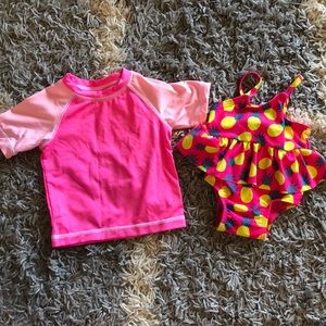 LOT OF 2!!! 0-3M swimwear!!!🍍 ☀️🏝